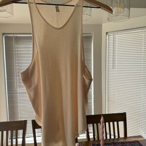 Free People Cream Tank Top